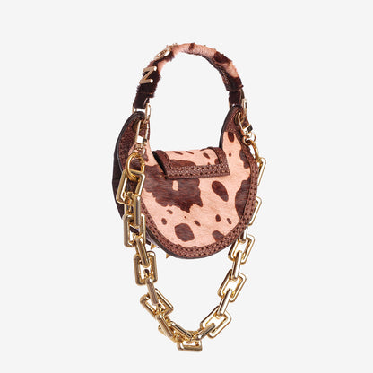 Mini Cowboy Pink Chain Egg Bag