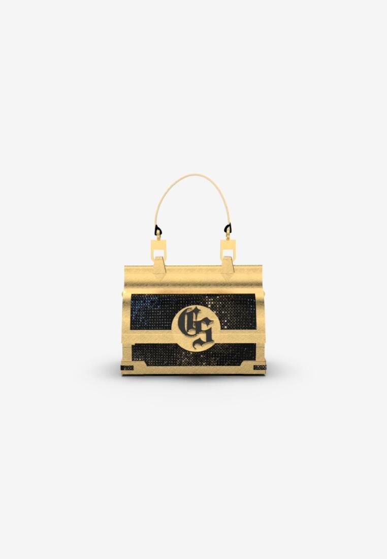 Black and gold bling bag CSHEON