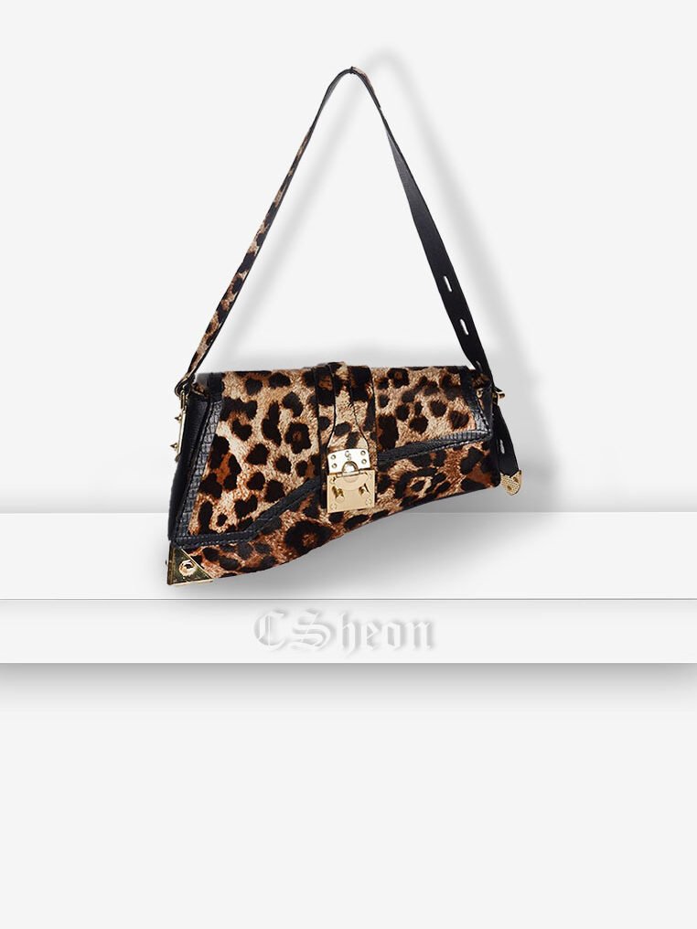 Leopard Pony Hair purse