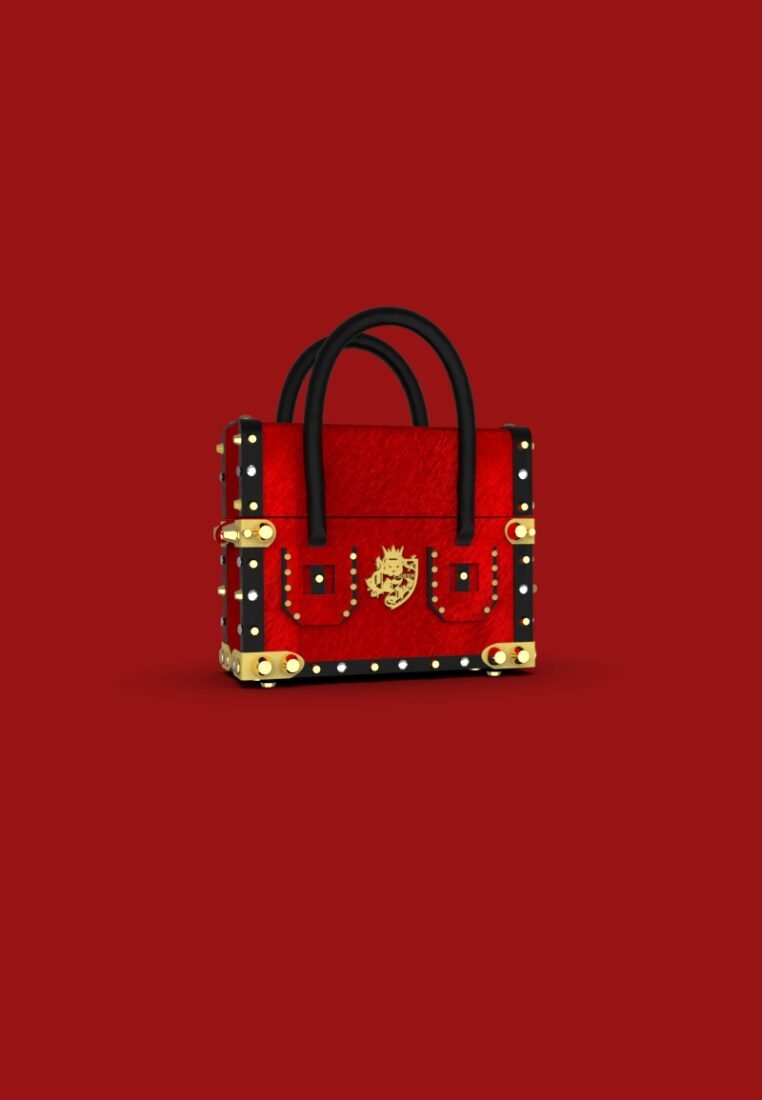 Regal Hearts Red Bag