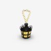 Lantern Bag Gold Black with Chain