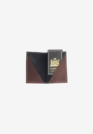 Minimal Brown Leather Cardholder Small