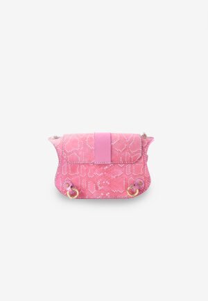 Harlow Bag – 3 Way Bag – Matte Pink Snakeskin