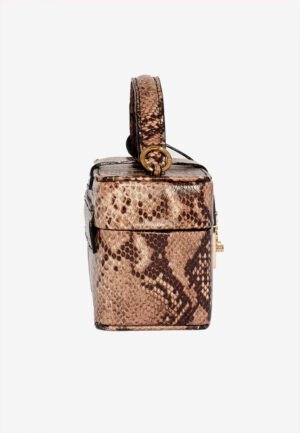 Coco Vanity Bag in Snakeskin with Shoulder Strap