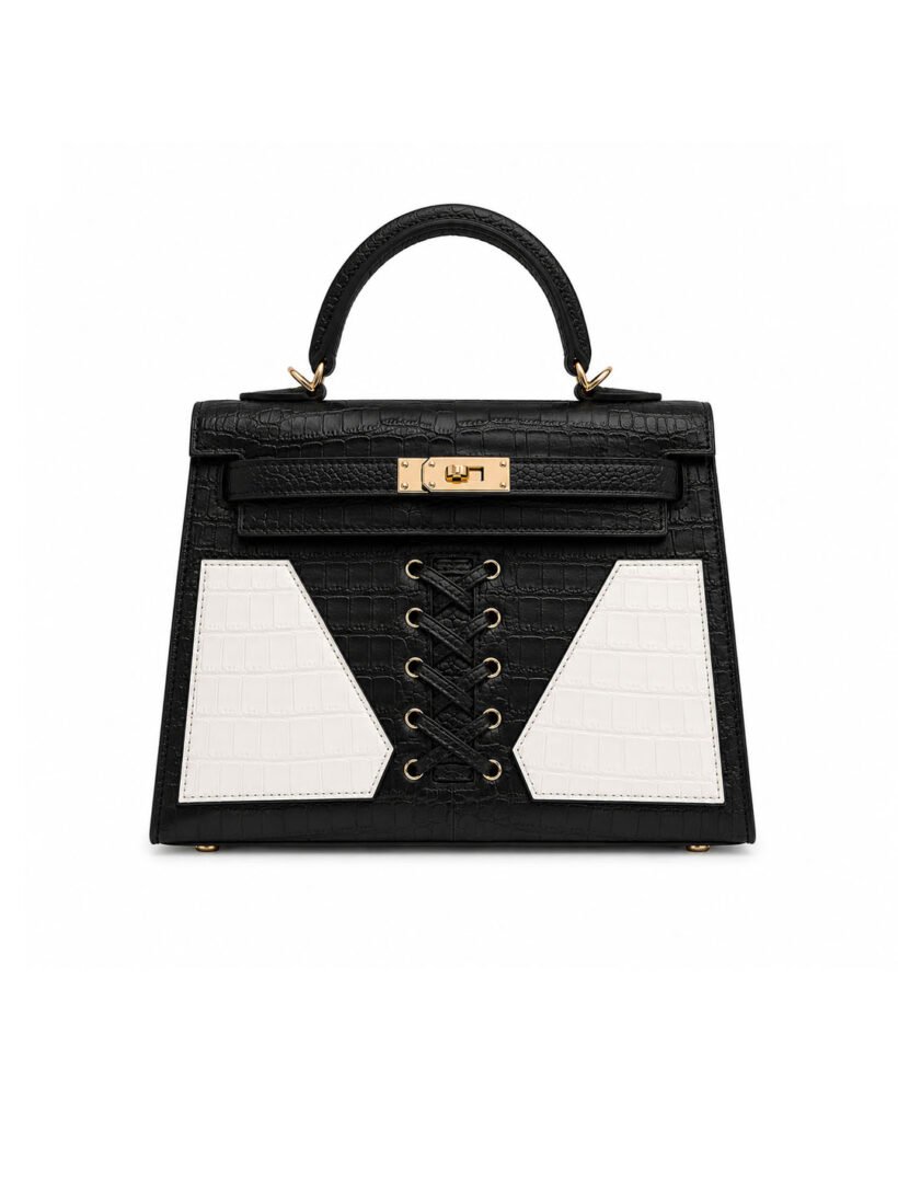 KAYLEIGH LACE UP BAG 25CM